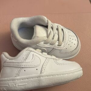 Infant soft bottom Air Force 1s